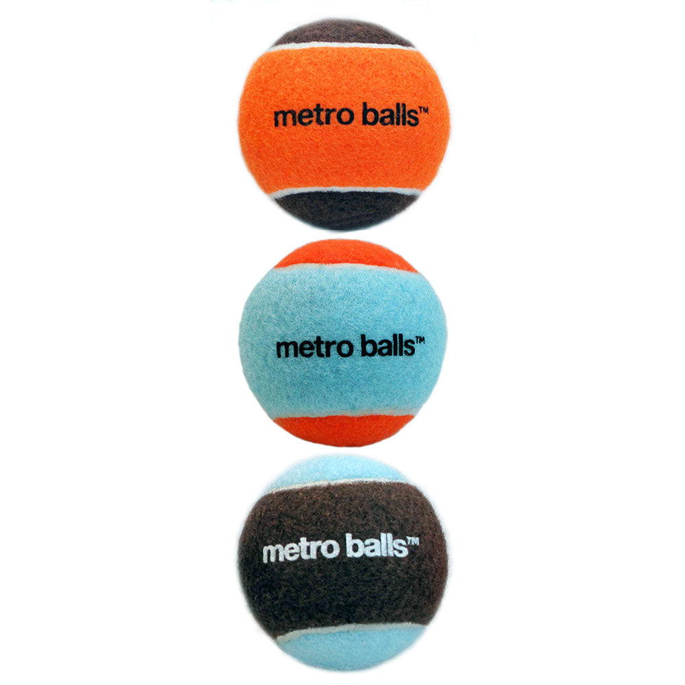Metro Balls in Orange colorway