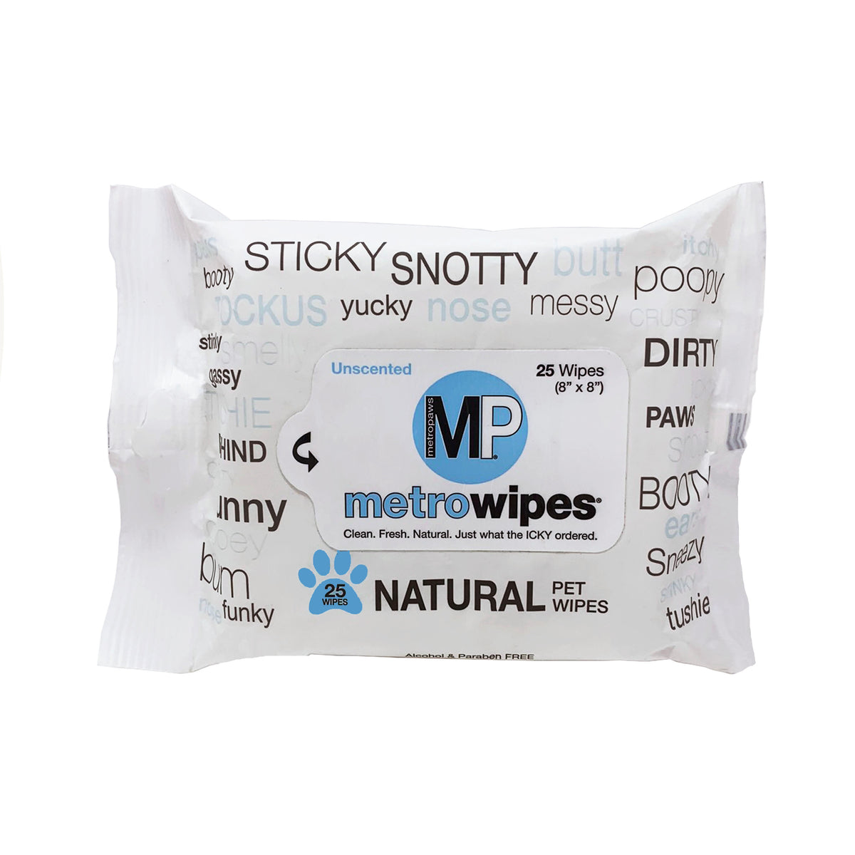Metro Paws Pet Wipes® Natural Unscented