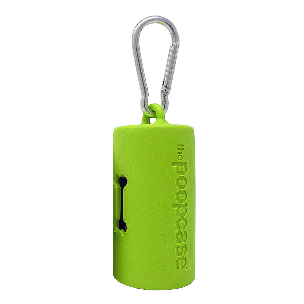 The Lime Poopcase, compostable waste bag dispenser